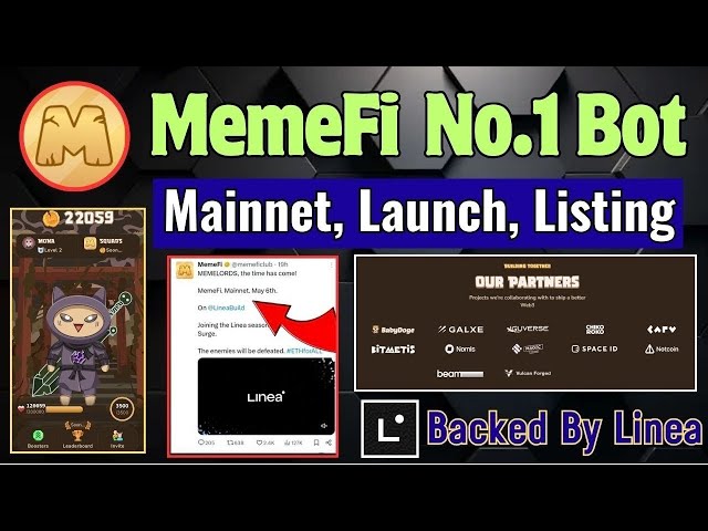 MemeFi 主网今日上线memefi 硬币挖掘最新更新，Telegram 挖掘机器人