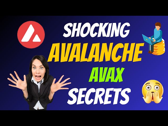 Pièce d'avalanche choquante AVAX Secrets | Secrets de crypto-monnaie | Faits sur les pièces de monnaie cryptées