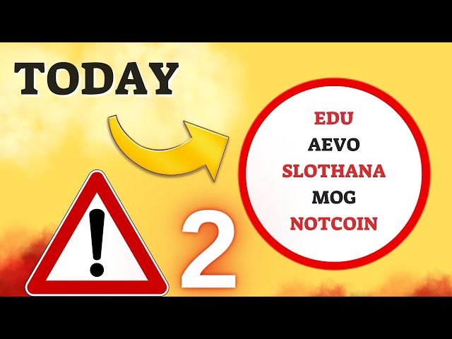 업데이트 예측 5월 27일 EDU AEVO SLOTHANA MOG NOT COIN 암호화 기술 분석