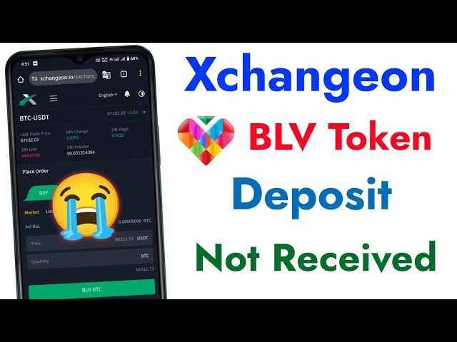 Xchangeon me blv 토큰을 받았습니다 nhi hua 😭 ! Xchangeon blv 토큰 입금이 이루어지지 않았습니다