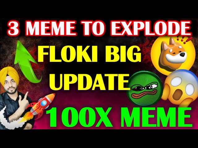 🚨3 MEME COINS READY FOR MOONSHOT | FLOKI INU TRADING BOT FINAL LAUNCH | PEPE COIN BONK COIN UPDATE