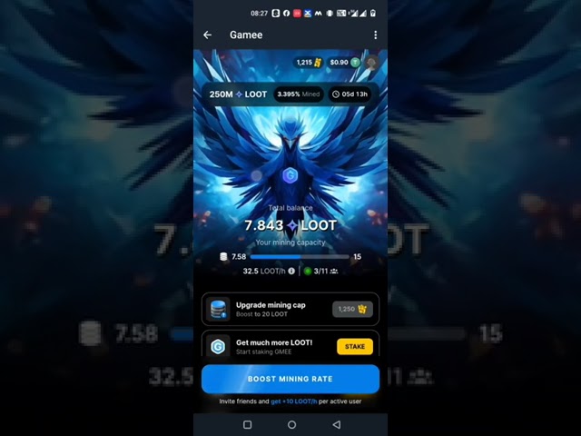 GAMEE COIN FREE LOOT MINING ON TELEGRAM, CHECK FIRST COMMENT FOR LINK.