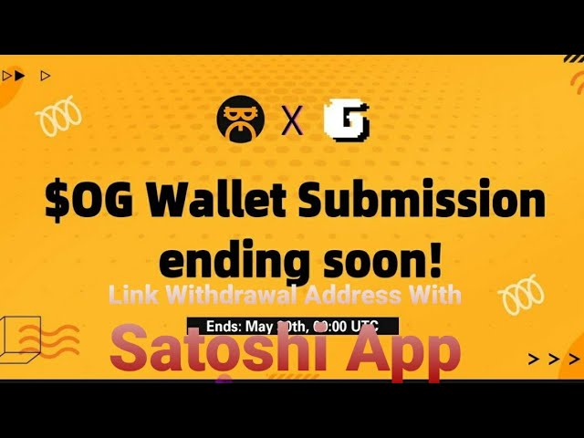 satoshi アプリで OG トークンの出金アドレスをリンクする方法 #さとし #ogwallet #metamask #binance #crypto