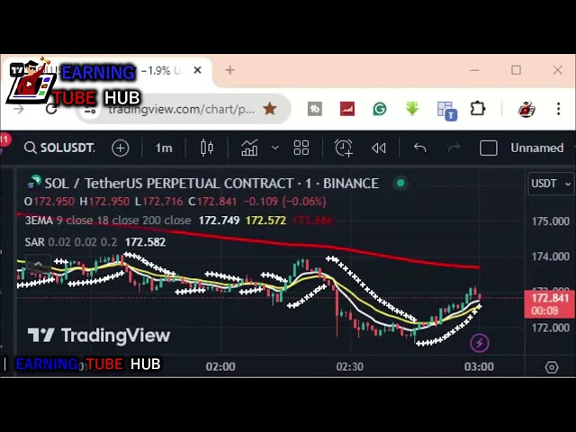 Comment gagner 3 300 $ avec l'analyse graphique des pièces SOL | #Earning_Tube_Hub | Binance