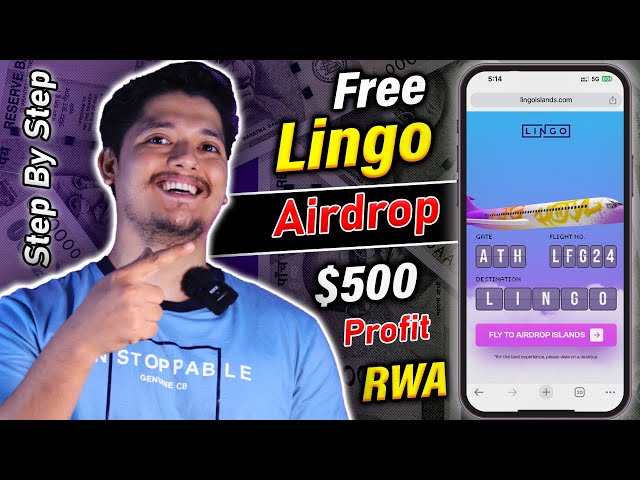 Lingo Island 领取 500 美元代币🚀 - 2024 年免费 Lingo Coin 空投逐步流程😍（RWA Coin）