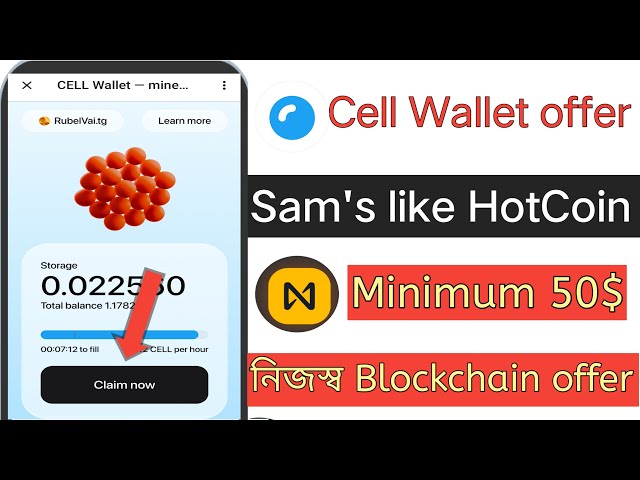 Cell Wallet Beide Mining-Angebote bieten Sam's Like Near Wallet Notcoin. Das Einkommen pro Benutzer beträgt mindestens 50 $