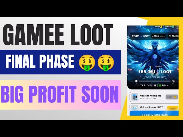 Gamee 토큰 무료 채굴 // Gamee 전리품 최종 단계 || Binance 지원 \\ 큰 수익 창출 🤑