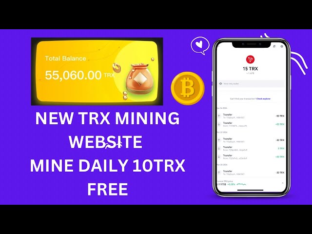 TRX今日最新網站 |官方認證TRX挖礦⛏ |新 TRX 100% | TRX官方挖礦