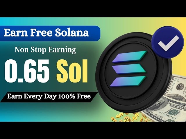 加密貨幣收入 |賺取 SOLANA 幣 |免費 Solana 理賠 |免費 SOL 阿比德 STV