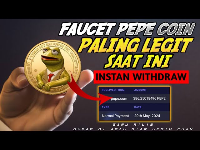 직접 청구하세요 WD💸 즉시 결제가 가능한 최신 Pepe 동전 수전 2024 WD | 합법적인 수도꼭지 2024