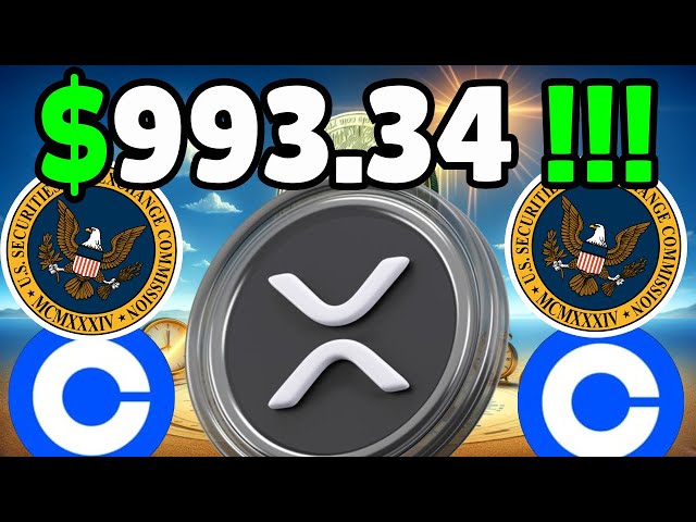 Coinbase 摧毀了 SEC！ XRP RIPPLE 執行長最近確認了一筆 993.34 美元的資金。今日 XRP 新聞