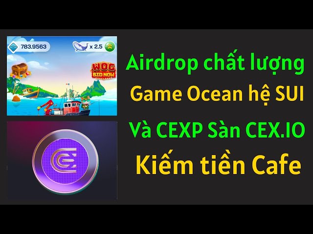 💥 AIRDROP DE QUALITÉ : jeu de gains océaniques pour le système Wave Wallet SUI et l'échange CEX.IO minier CEXP | Crypto suspendu