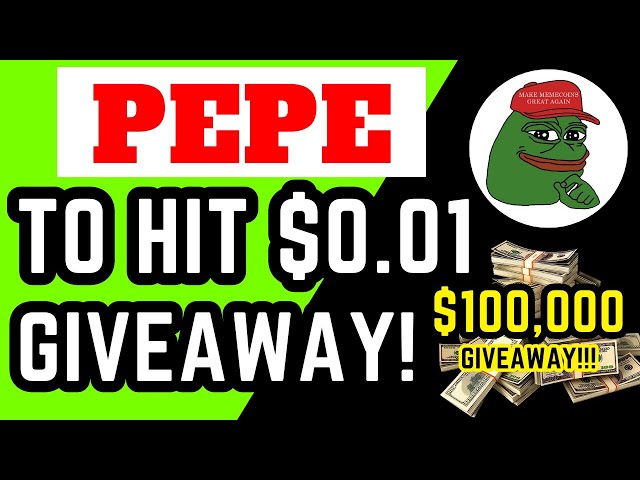 PEPE 幣將觸及 0.01 美元！ PEPE 幣今日新聞！ PEPE 幣價格預測與分析！