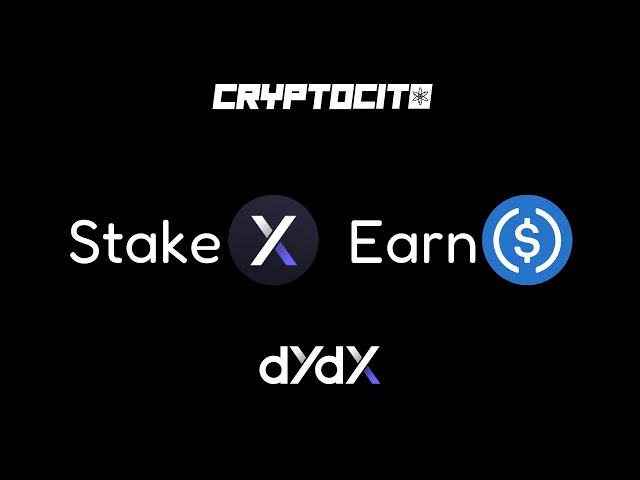 This Coin is giving 17% DIVIDEND in USDC? Stake your DYDX