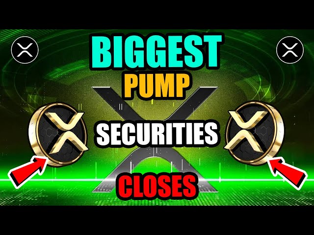 XRP RIPPLE SECURITIES CLOSES! SAW THE BIGGEST XRP PUMP! CURRENT RIPPLE XRP NEWS