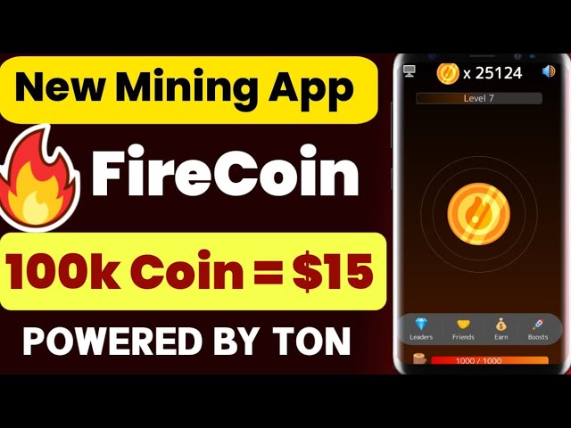 FireCoin Nouvel Airdrop 2024 🔥 FireCoin Same Notcoin 🔥 Fire Coin alimenté par Ton