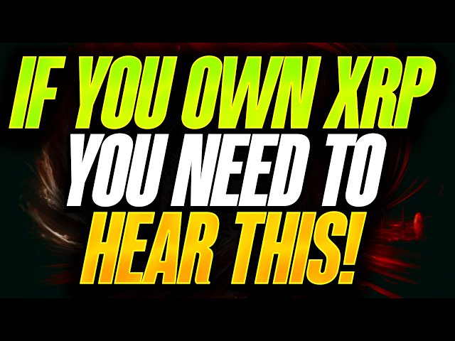 RIPPLE XRP - IF YOU HOLD XRP YOU NEED TO HEAR THIS - $50 TRILLION!