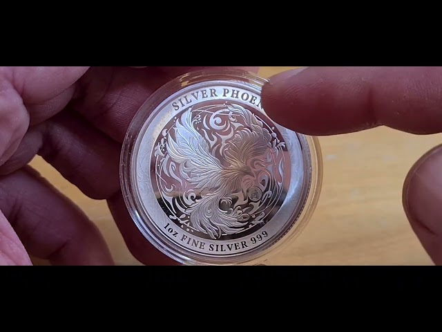 Pièce de monnaie mythique Phoenix de 1 once par Bulmint 2024