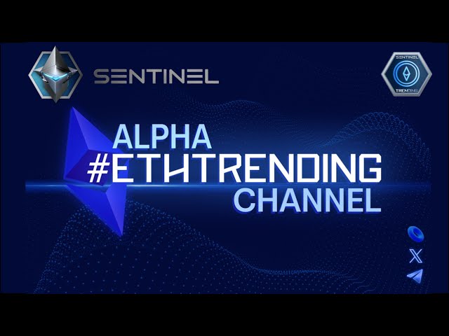 Alpha Eth Trending, the hottest place to find new Ethereum tokens #ethereum #Sentinelbotai #trending