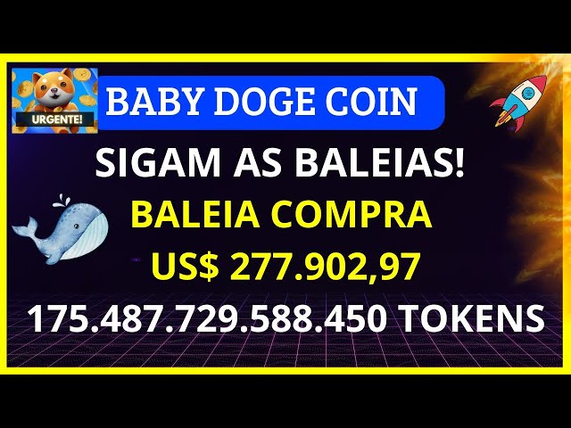 BABY DOGE COIN 🚨URGENT🚨 US$277,902.97 PURCHASED AT BABY DOGE. FOLLOW THE WHALES! HIGH +10,000%