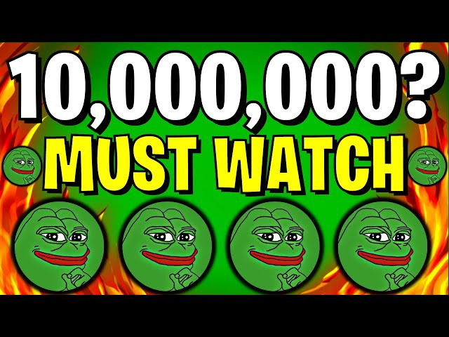 PEPE COIN NEWS TODAY: IF YOU HOLD 10,000,000 PEPE COIN YOU MUST SEE THIS - PEPE PRICE PREDICTION