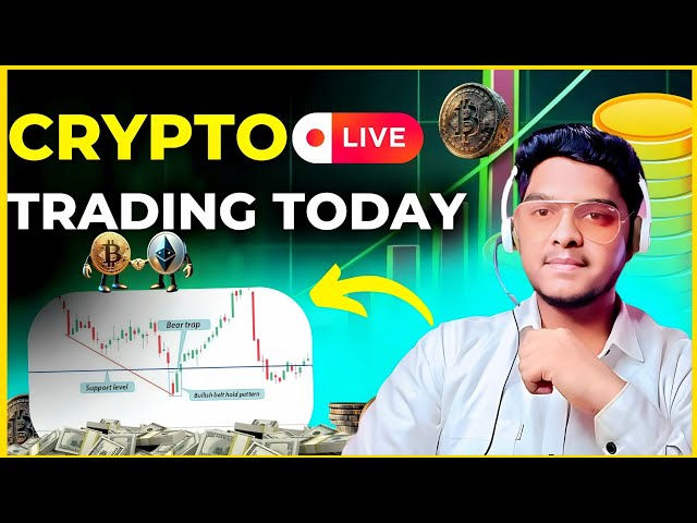 CRYPTO LIVE TRADING BASÉ SUR L'ACTION DES PRIX||bitcoin live scalping #cryptocurrency #live @shivam0319