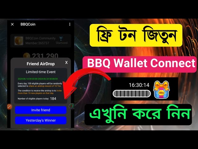 BBQ Coin Wallet Connet Airdrop Free Ton