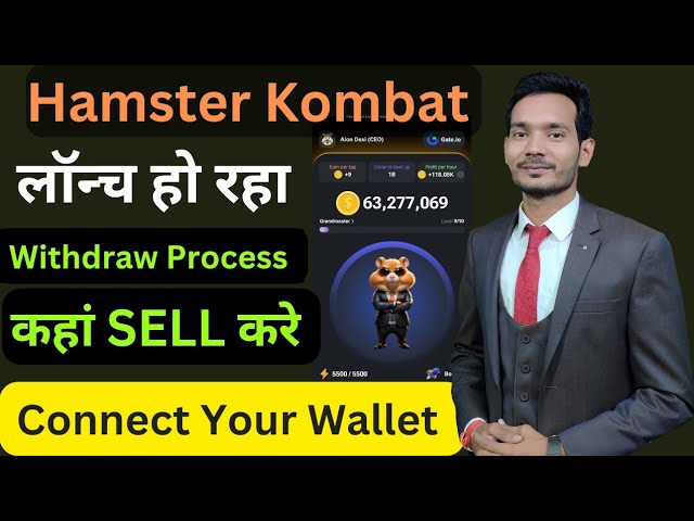 倉鼠快打挖礦提現 | Hamster Kombat Step by Step 錢包連接 |印地語大更新