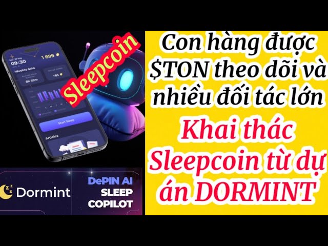 Le produit est suivi par $TON et de nombreux partenaires majeurs. Mining Sleepcoin du projet DORMINT