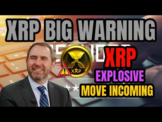 XRP EXPLOSIVE MOVE IS COMING! XRP CHART INDICIATES TIME IS RUNNING OUT ! XRP BIGGEST NEWS TODAY'S