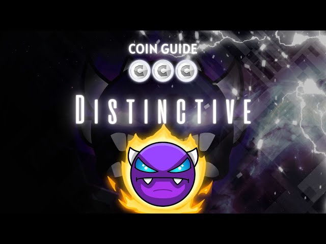 [硬币指南] JerkRat 的“Distinctive”（所有硬币）- Geometry Dash 2.2 [实时]