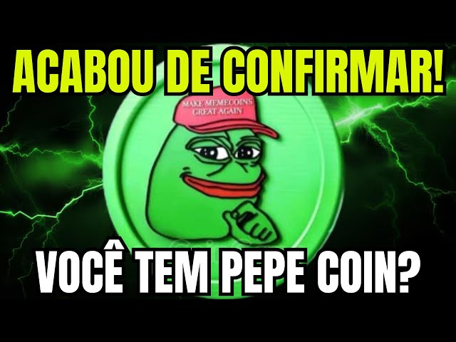 PEPE COIN JUSTE CONFIRMÉ ! SI VOUS AVEZ UNE PIÈCE PEPE, C'EST LE MOMENT DE LA VOIR !