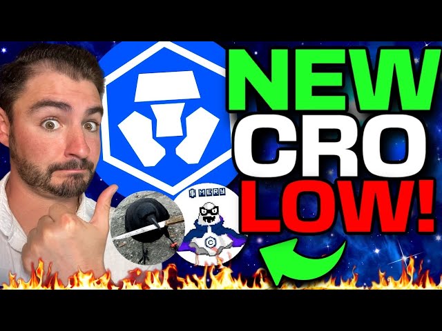 CRO Coin NEW LOWS vs Bitcoin!!! ($MERY and $CAW Prediction) Cronos Chain AND Crypto.com News