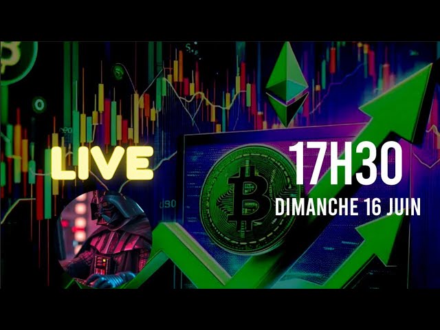 UlysseTif X UlyssePump : Live analyse Bitcoin du16 juin 2024