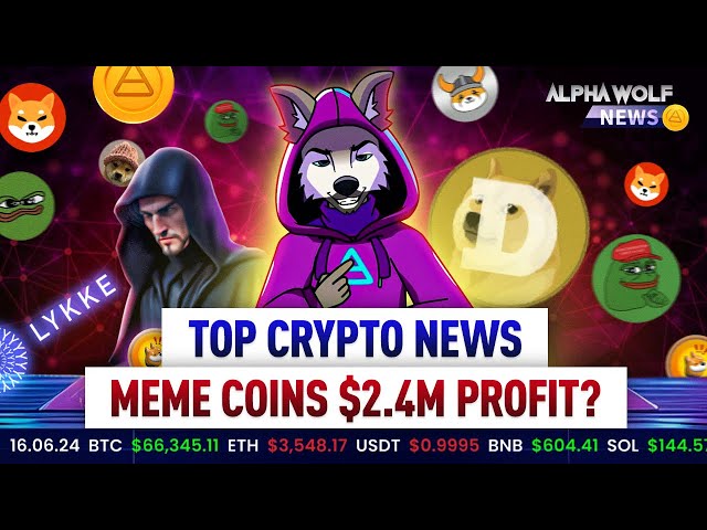 TOP Crypto News: Meme Coins For $2.4M & Doggy AI $101K Launch! 💸 Alpha Wolf News 🐺