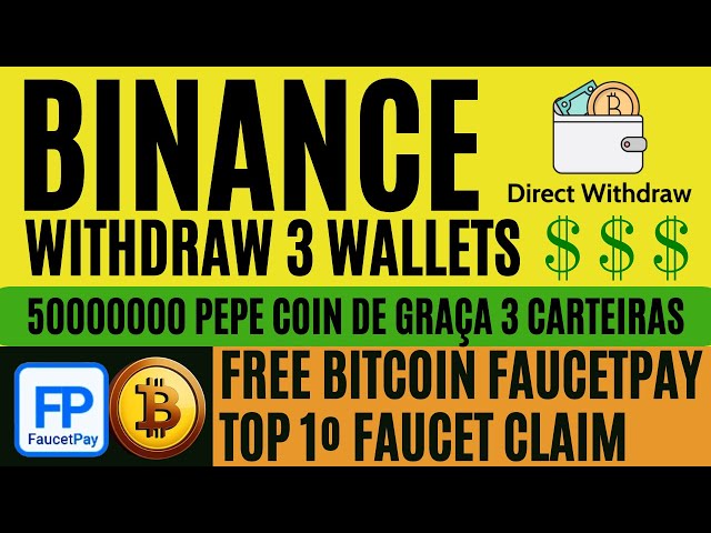 GANHE 5000000 PEPE COIN NA BINANCE OU BITCOIN NA FAUCETPAY 무료 암호화폐 #bitcoin #crypto #faucetpay