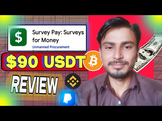 Application Survey Pay Surveys For Money - Critique | Gagnez 90 $ Usdt sans investissement | Nouvelle application de gains aujourd'hui