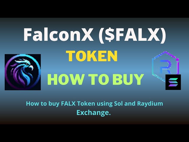 Raydium Exchange 및 SOL을 사용하여 FalconX(FALX) 토큰을 구입하는 방법