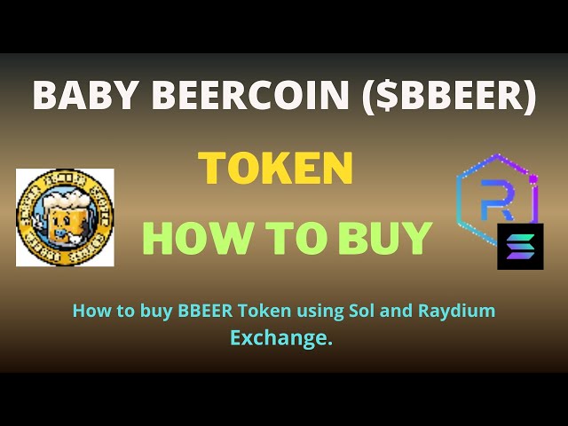 Raydium Exchange 및 SOL을 사용하여 BABY BEERCOIN (BBEER) 토큰을 구매하는 방법