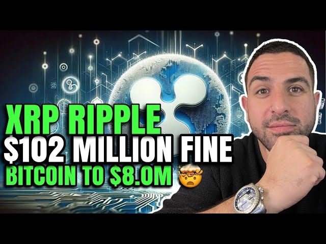 XRPリップル罰金は1億200万ドルに下落！ビットコインは800万ドルに マイケル・セイラー 🤯