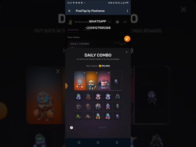 16th June, #dailycombo #pixeltap by #pixelverse; Earn Free 1,000,000 Coin doing Easy tasks 🔥💥💯✅