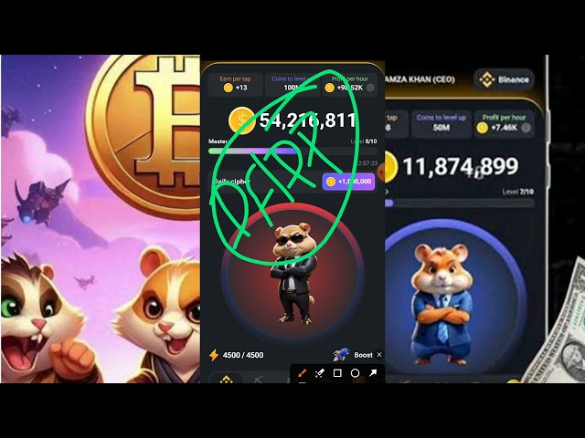 Hamster Kombat Today チッパー コード ✅ 素早く 100 万トークンを獲得しましょう 🔥