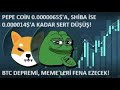 PEPE コインは 0.0000065$、SHIBA は 0.000014$ まで激しくなるでしょう: BTC 地震がミームを壊滅させるでしょう!!🚨