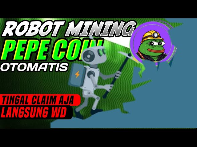 AI 로봇 채굴 Pepe 코인은 무료입니다. 청구만 하면 출금 가능 - Crypto Miner