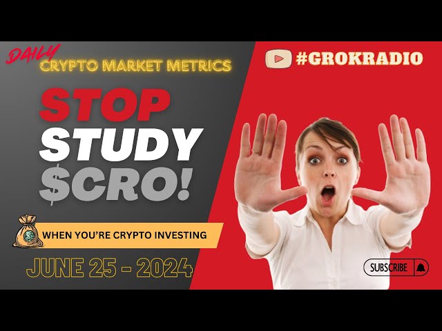 Daily CRO Coin Price Analysis. Be INFORMED and WIN! (06-25-24)