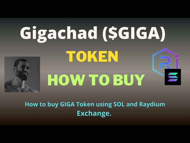 Raydium Exchange と SOL を使用して Gigachad (GIGA) トークンを購入する方法