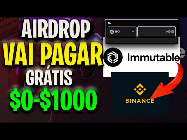 LE NOUVEL AIRDROP 100% GRATUIT PAYERA LE JETON IMX $ RÉPERTORIÉ SUR BINANCE I AIRDROP IMMUTABLE