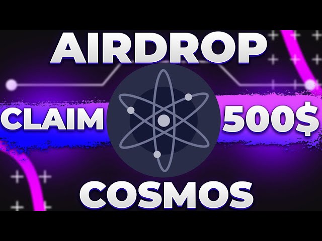 프로젝트 "Cosmos" 한정 이벤트 무료 암호화폐 에어드롭 | 500$ 토큰 청구 | 보증금 없음 | 2024년