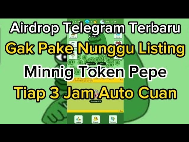 Airdrop-Telegramm enthält Pepe-Token #airdrop #telegramairdrops #crypto #pepecoin