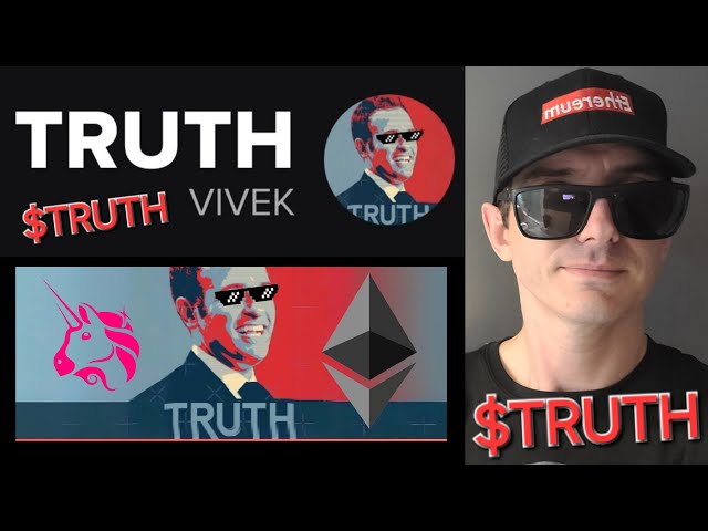 $TRUTH - VIVEK 代幣 加密貨幣 如何購買 TRUTH POLONIEX ETH ETHEREUM UNISWAP 區塊鏈 Memecoin